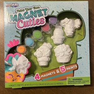 Art skills paint your own magnet